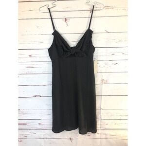 CAD Front Tie Black Dress Womens Size Small New With Tags
